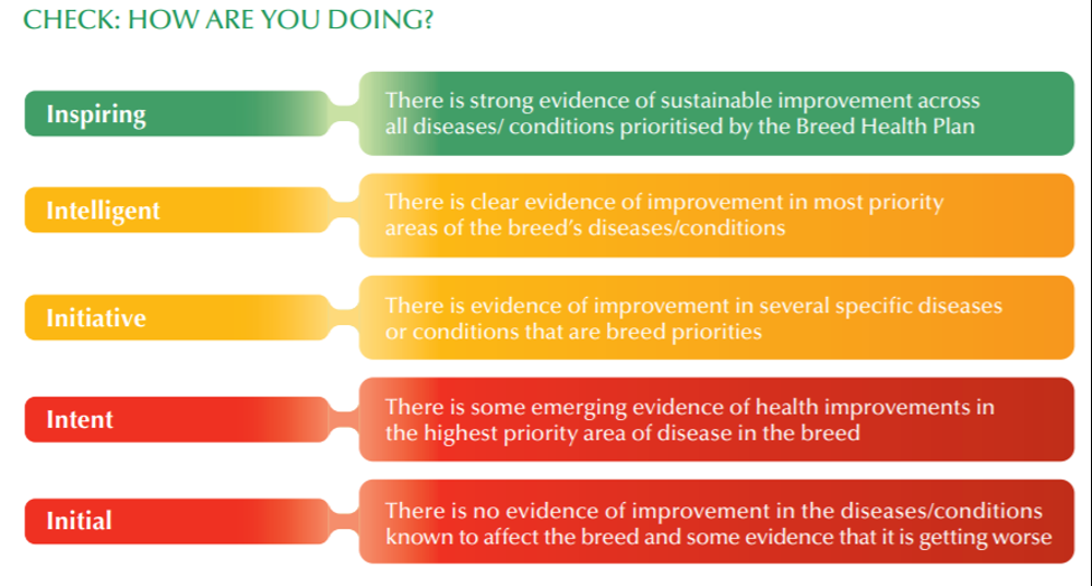 Breed health improvement strategy - diagram
