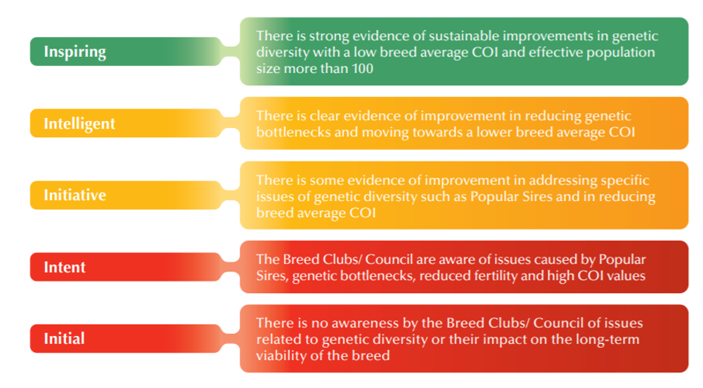 Breed health improvement strategy - diagram