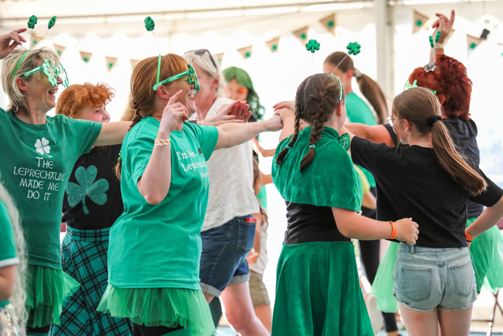 YKC members having fun inside marquee